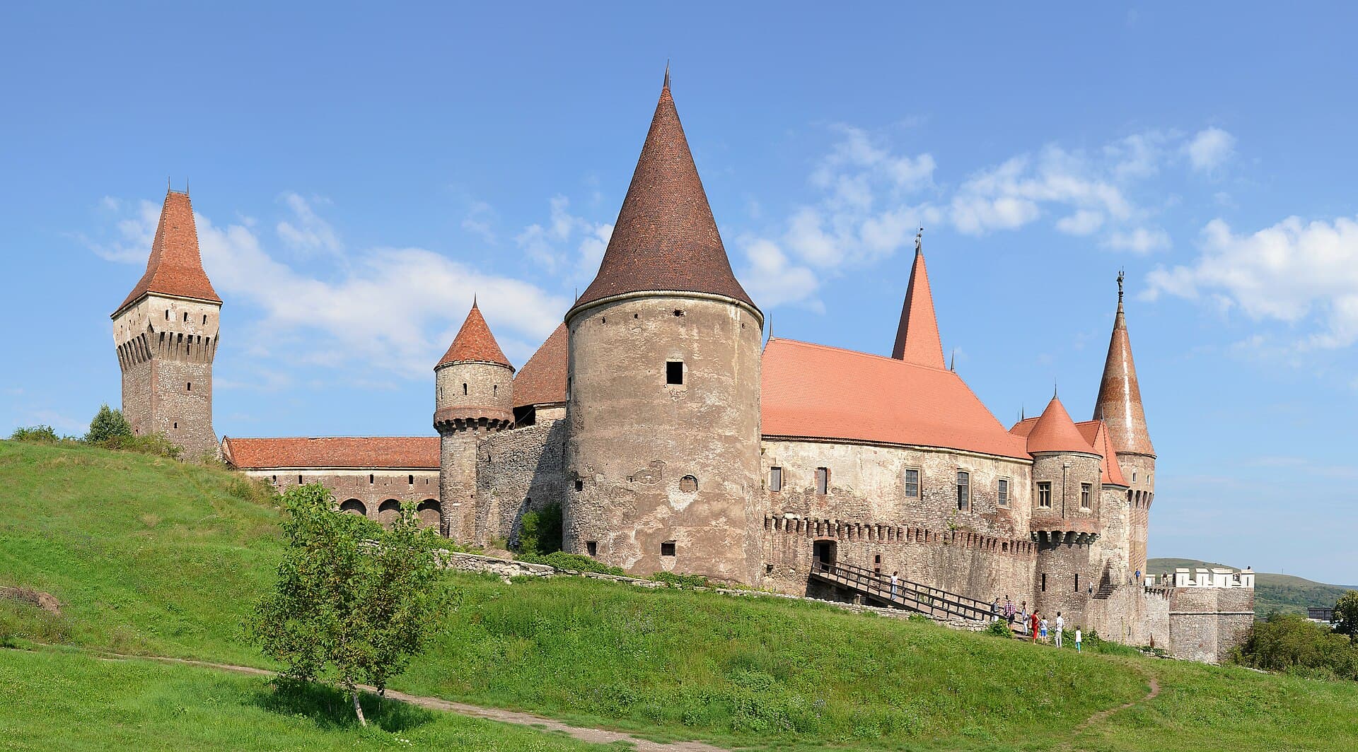 Drone filming in Hunedoara
