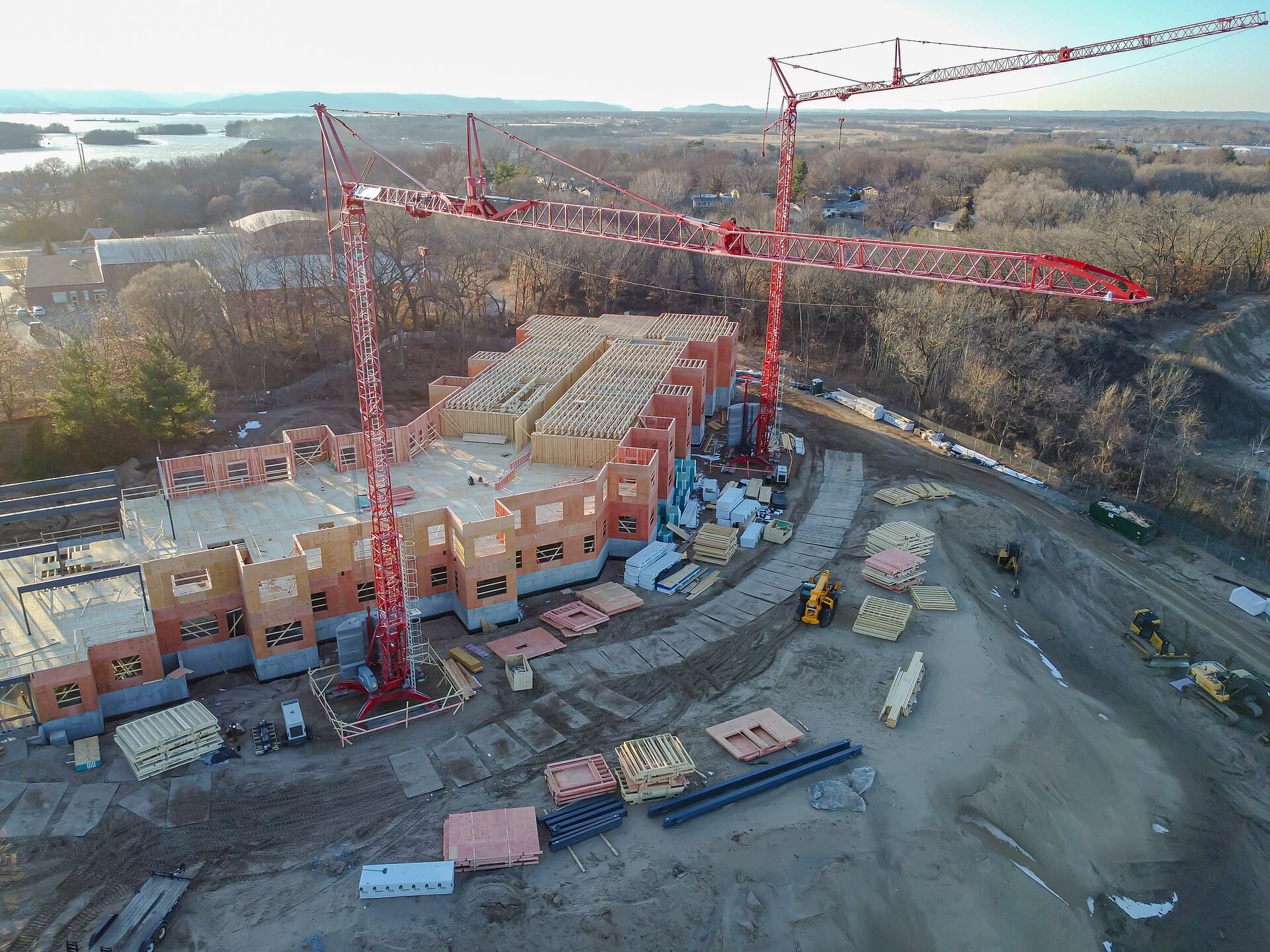 Construction Progress Drone Video — drone video in Sibiu