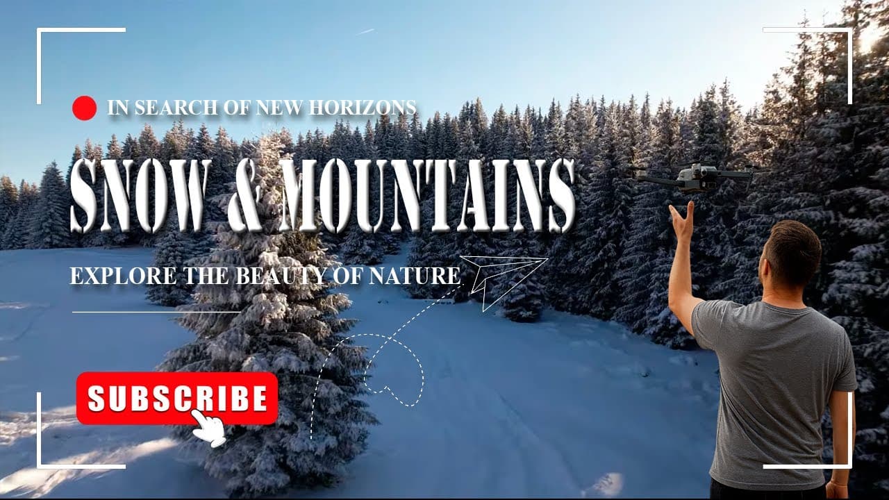Nature, Mountains & Waterfalls, aerial drone film 2
