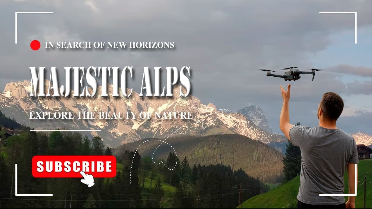 Nature, Mountains & Waterfalls, aerial drone film 7