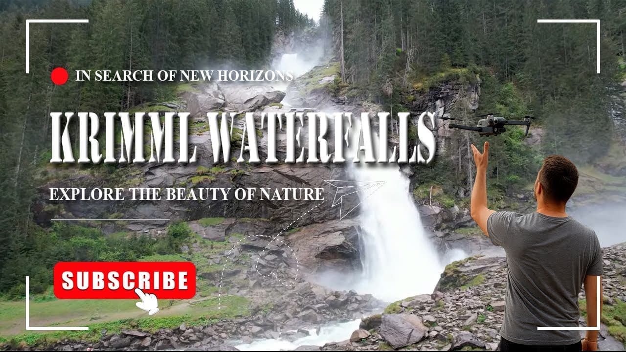 Nature, Mountains & Waterfalls, aerial drone film 8