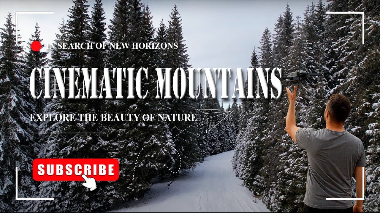 Nature, Mountains & Waterfalls, aerial drone film 6